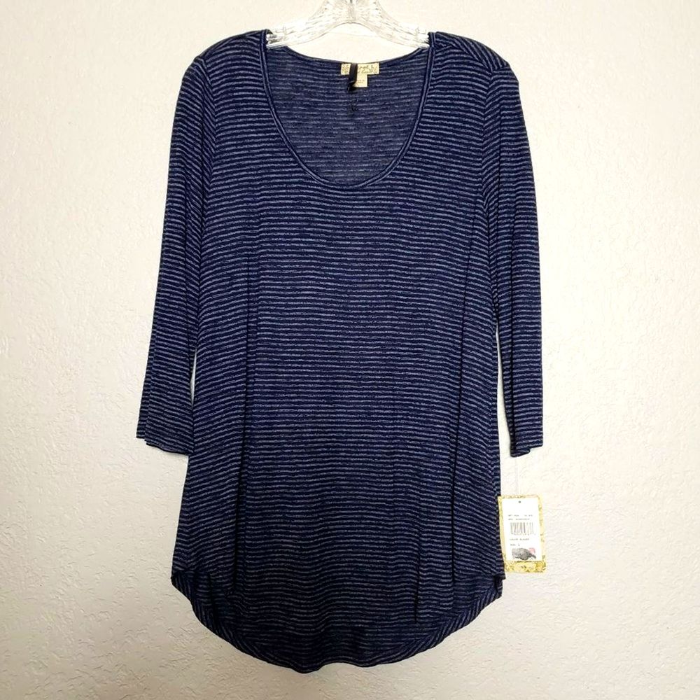 NEW! Energe Ribbed Burnout Pullover / Shirt - L
